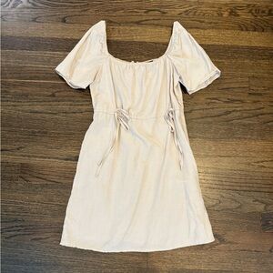 Cream Mini Summer Dress